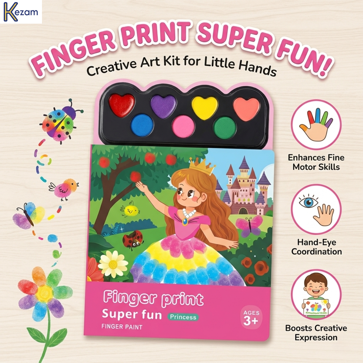 FINGER PRINT SUPER FUN BOOK
