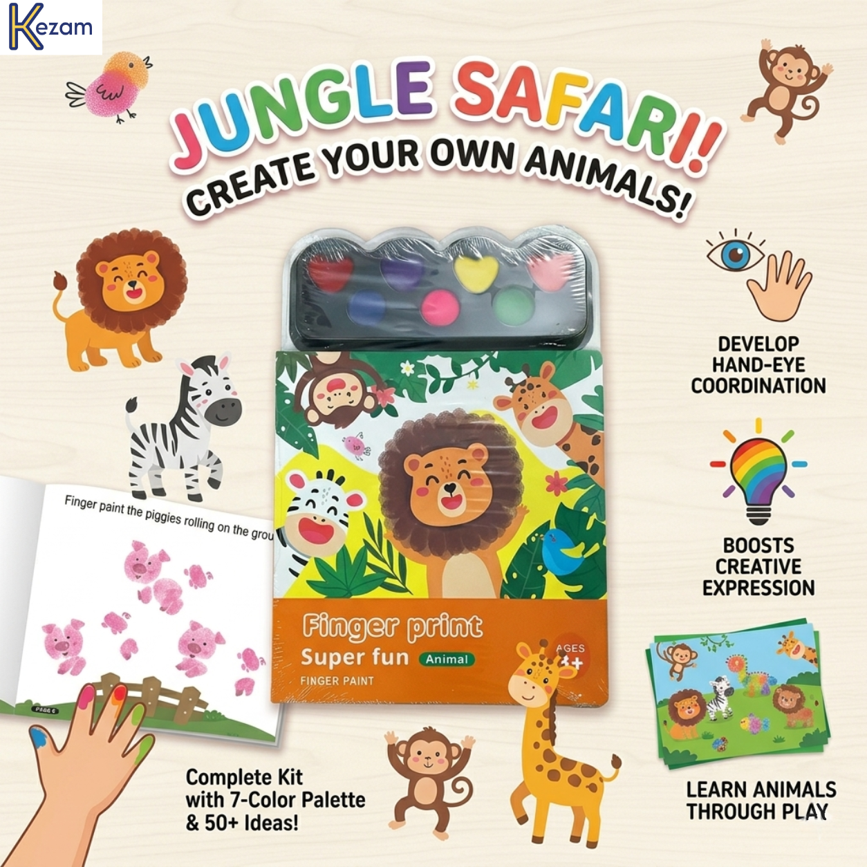 FINGER PRINT SUPER FUN BOOK