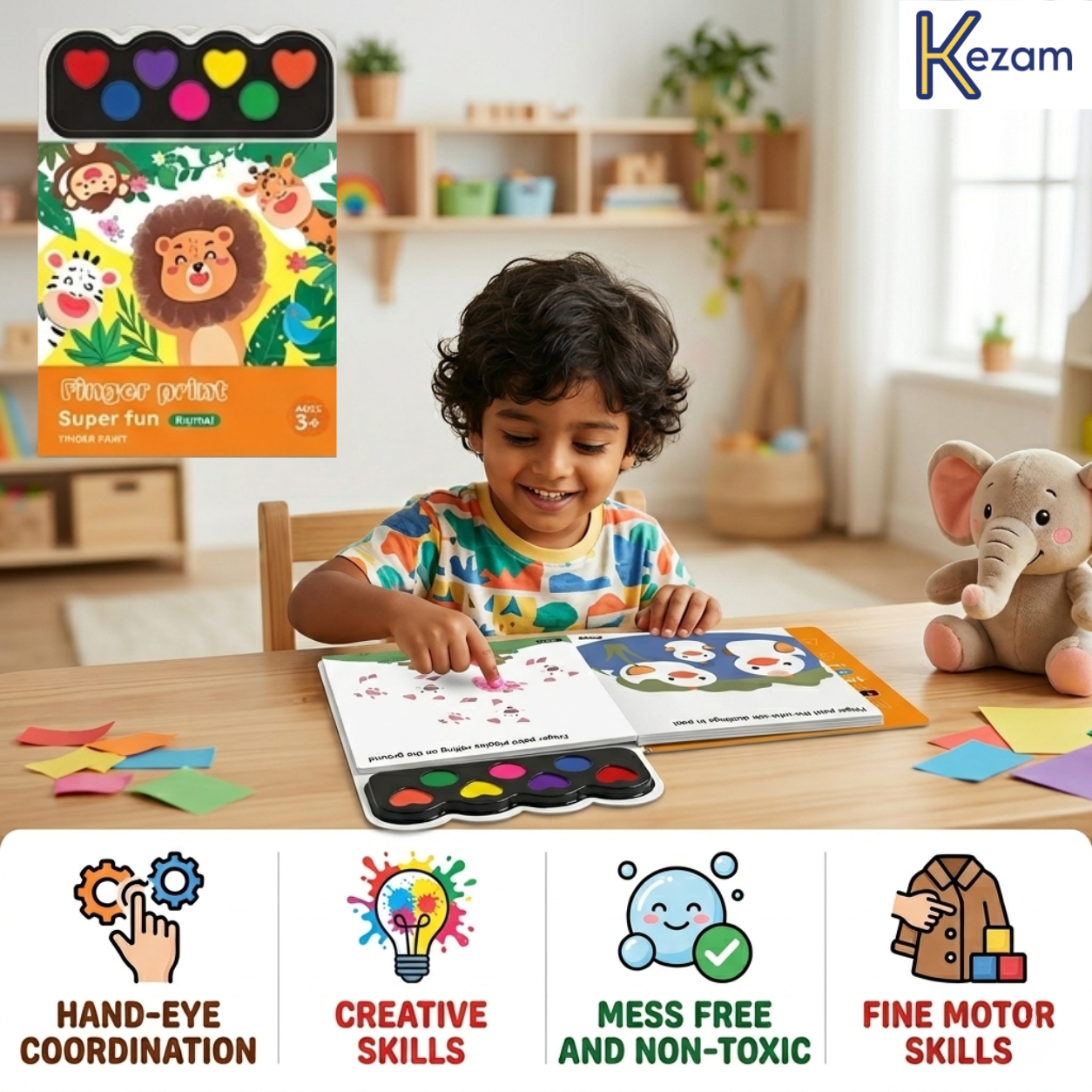 FINGER PRINT SUPER FUN BOOK