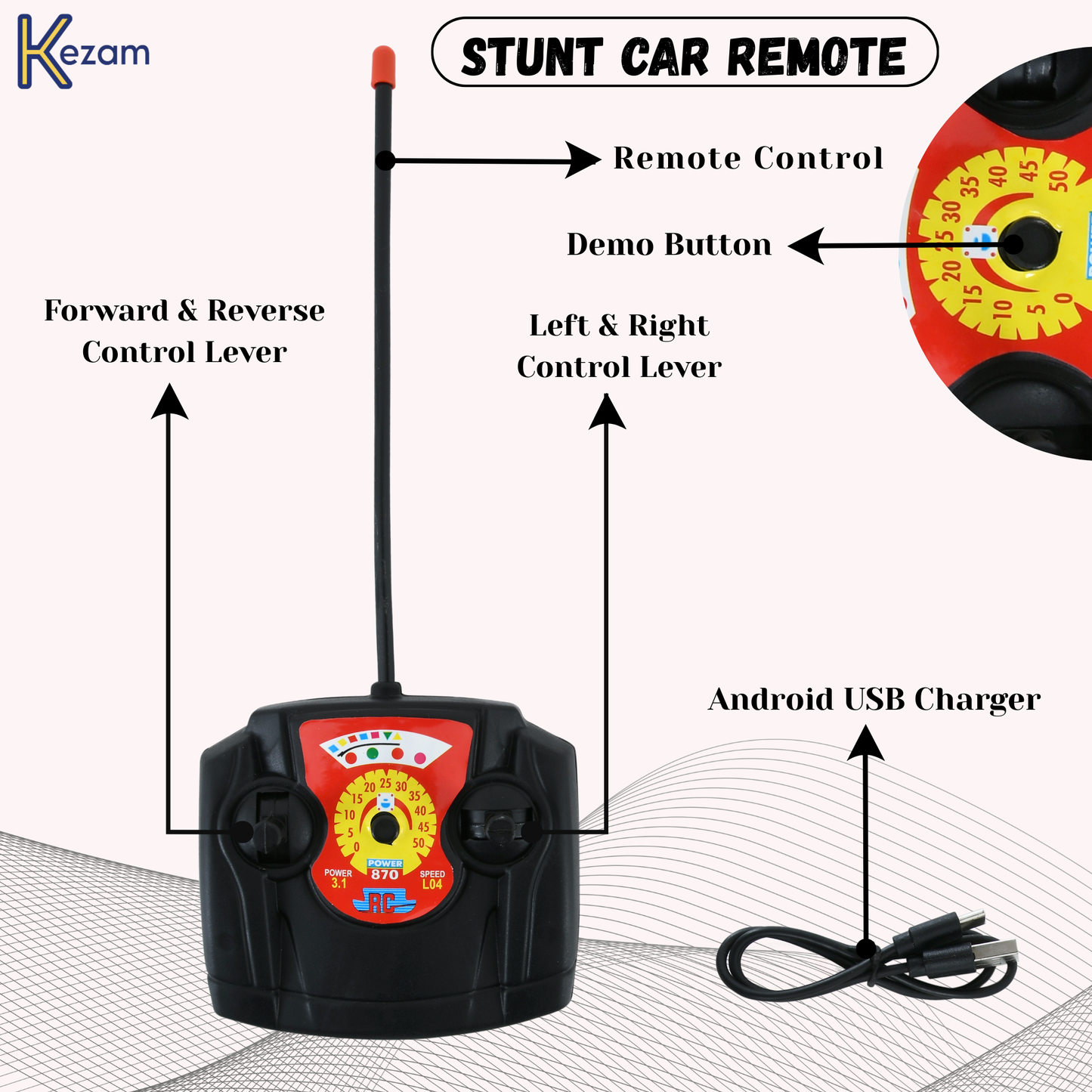 REMOTE CONTROL STUNT CAR