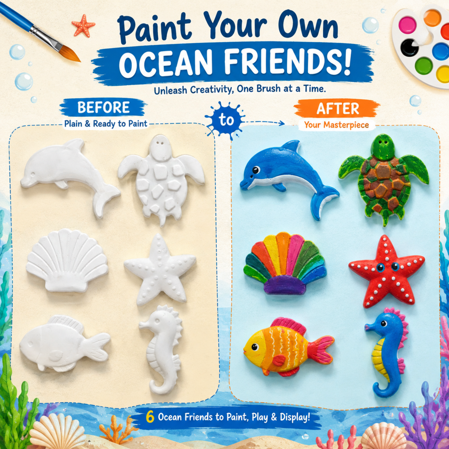 OCEAN FRIENDS CRAFT KIT
