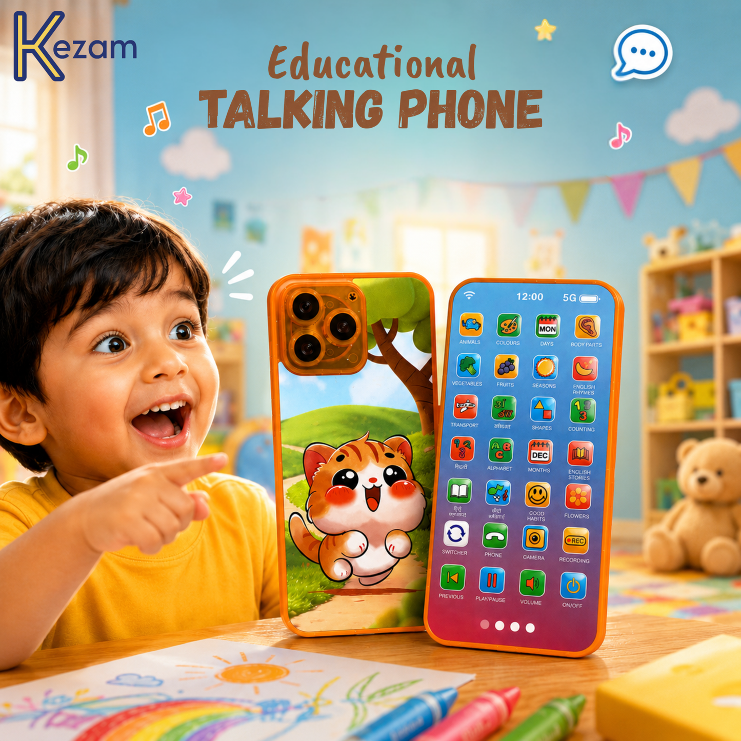TALKING PHONE MULTI-LANGUAGE