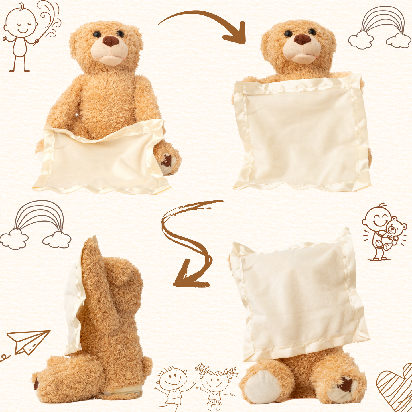 PEEK-A-BOO TALKING TEDDY