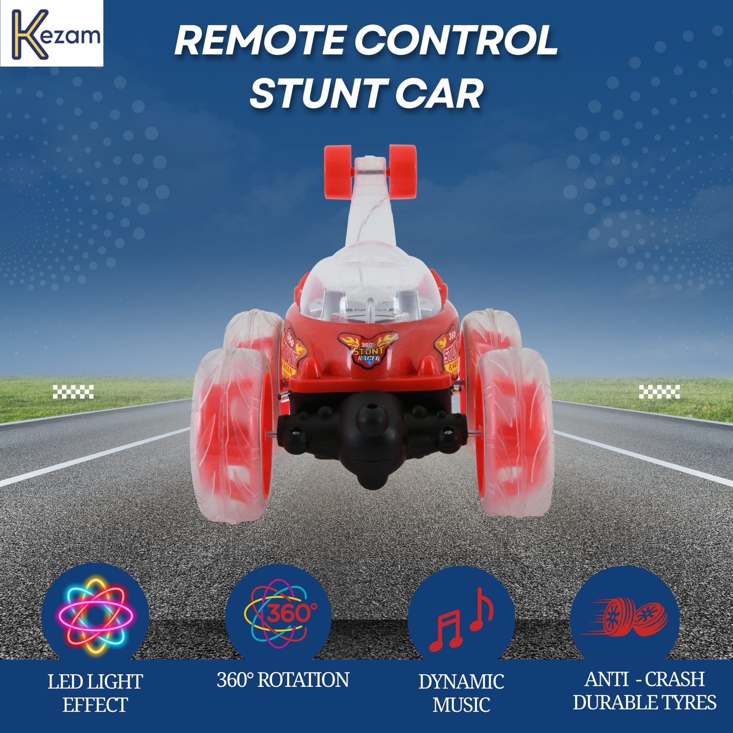 REMOTE CONTROL STUNT CAR