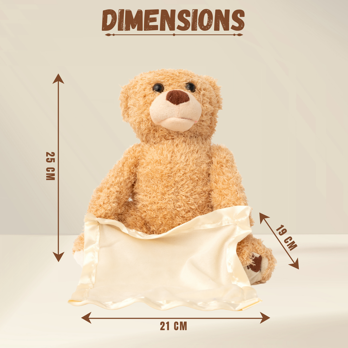 PEEK-A-BOO TALKING TEDDY