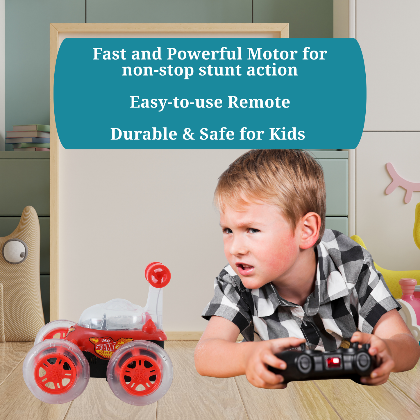 REMOTE CONTROL STUNT CAR