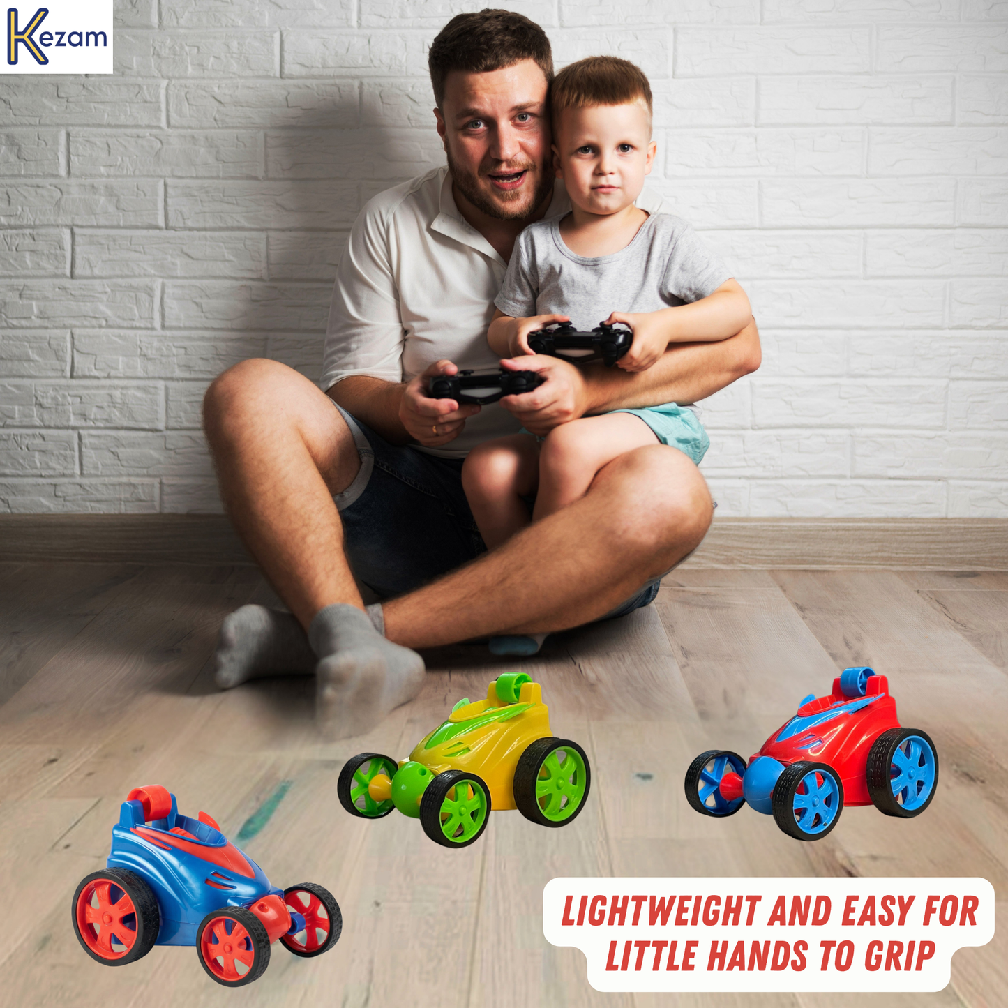 REMOTE CONTROL STUNT CAR - MULTICOLOR