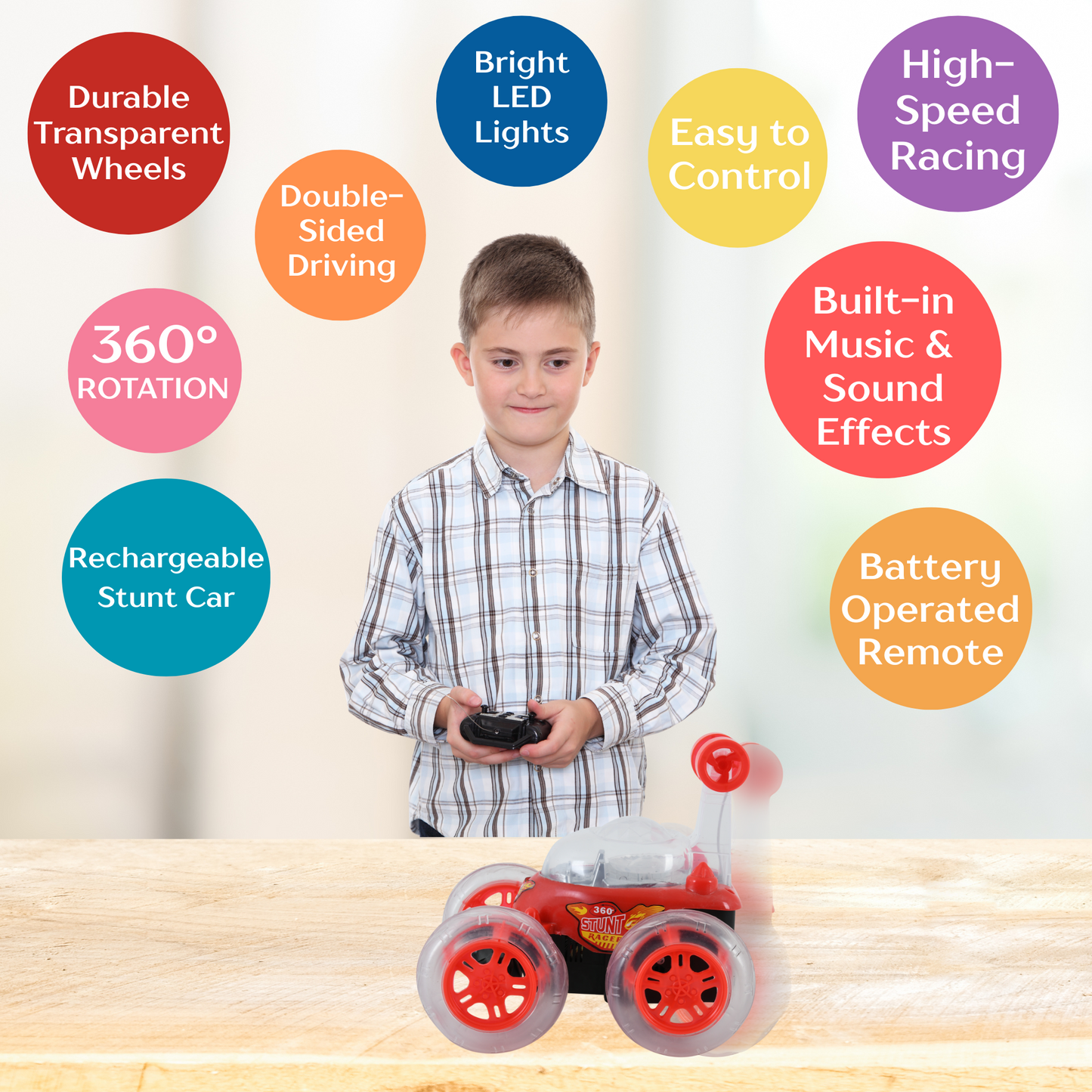 REMOTE CONTROL STUNT CAR