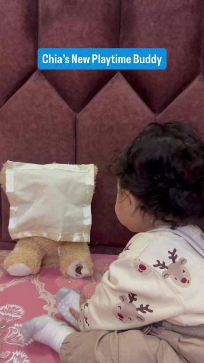 PEEK-A-BOO TALKING TEDDY